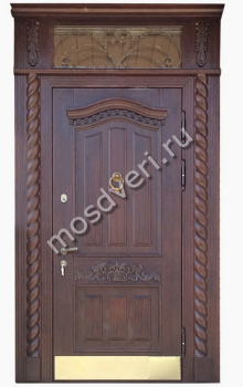 Дверь МДФ филенчатый F-78 с декоративными элементами и верхней вставкой - купить от производителя Мосдвери Дверь МДФ филенчатый F-78 с декоративными элементами и верхней вставкой