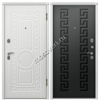 Белая входная дверь в квартиру BVD-08 - купить от производителя Мосдвери Белая входная дверь в квартиру BVD-08