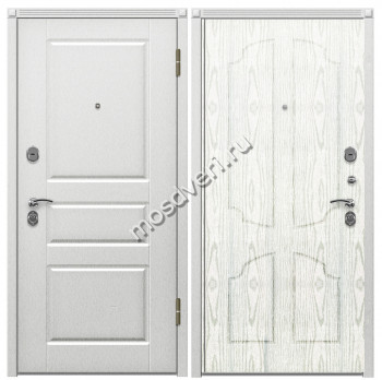 Белая входная дверь в квартиру BVD-22 - купить от производителя Мосдвери Белая входная дверь в квартиру BVD-22