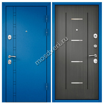 Синие входные двери в квартиру SVK-11 - купить от производителя Мосдвери Синие входные двери в квартиру SVK-11
