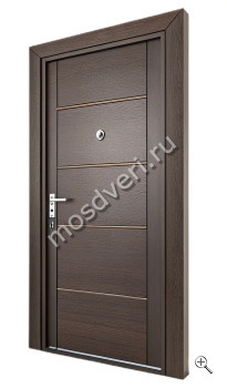Входная дверь в частный дом глухая с МДФ - купить от производителя Мосдвери Входная дверь в частный дом глухая с МДФ