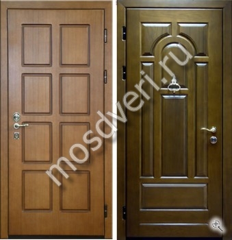 Элитная металлическая дверь из МДФ с двух сторон - купить от производителя Мосдвери Элитная металлическая дверь из МДФ с двух сторон
